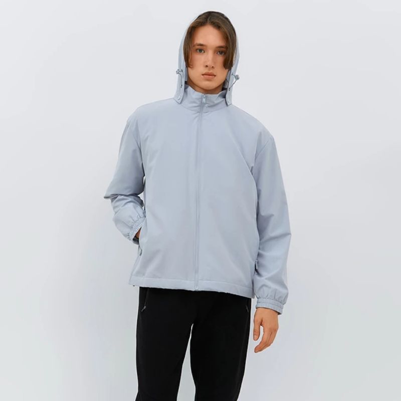 Jaket Running Activ Water Jaket Pria Lengan Panjang