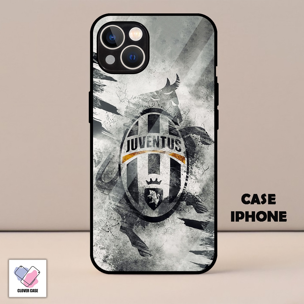 [BL43]  Case Glossy Case | IPHONE 13 | CASE KEKINIAN LUCU |  Casing Hp Kilau Motif JUVENTUS