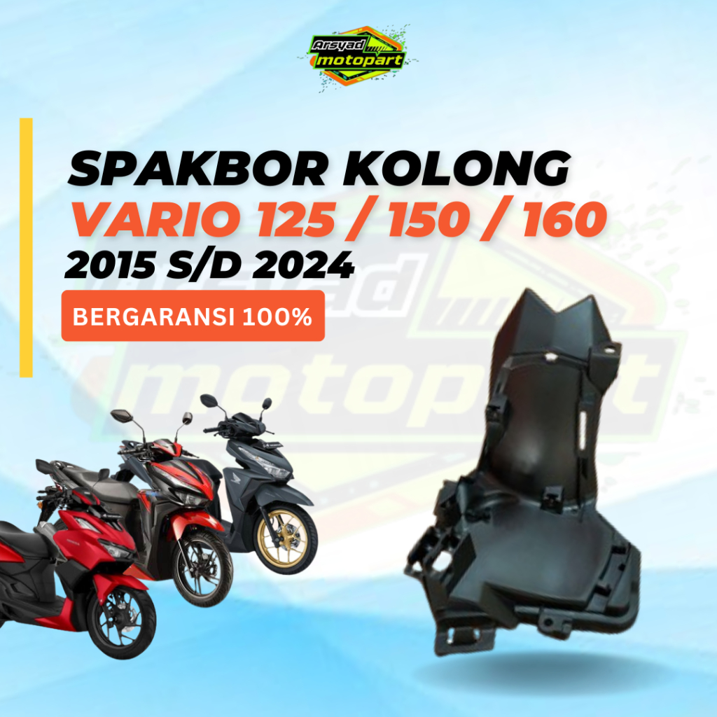 Spakbor Bawah Kolong All Vario 125 150 160 Led Tahun 2015 - 2024