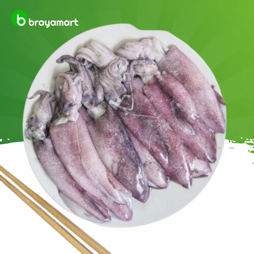 

Cumi Sedang Segar 250gr Brayamart