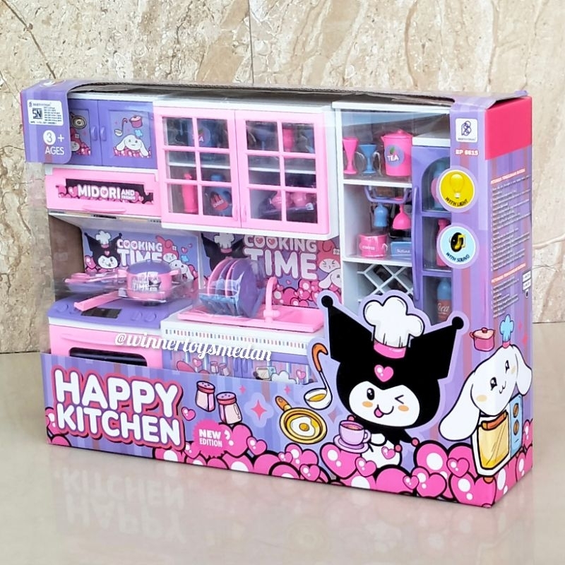 Mainan Happy Kitchen Lemari Oven / Mainan Lemari Cucian Wastafel / Mainan Lemari Minuman BP 6616 (KE