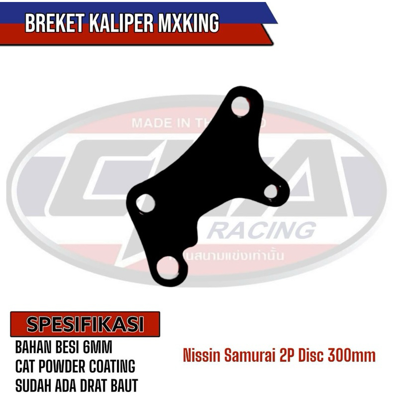 BREKET KALIPER MX-KING KALIPER SAMURAI 2 PISTON