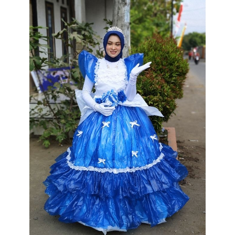 Gaun Daur Ulang Princes Custom