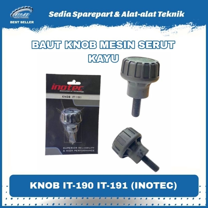 KNOB BAUT PENGATUR KETEBALAN MESIN SERUT MESIN KETAM MESIN SUGU PLANNER MAKTEC MT191 INOTEC IT191
