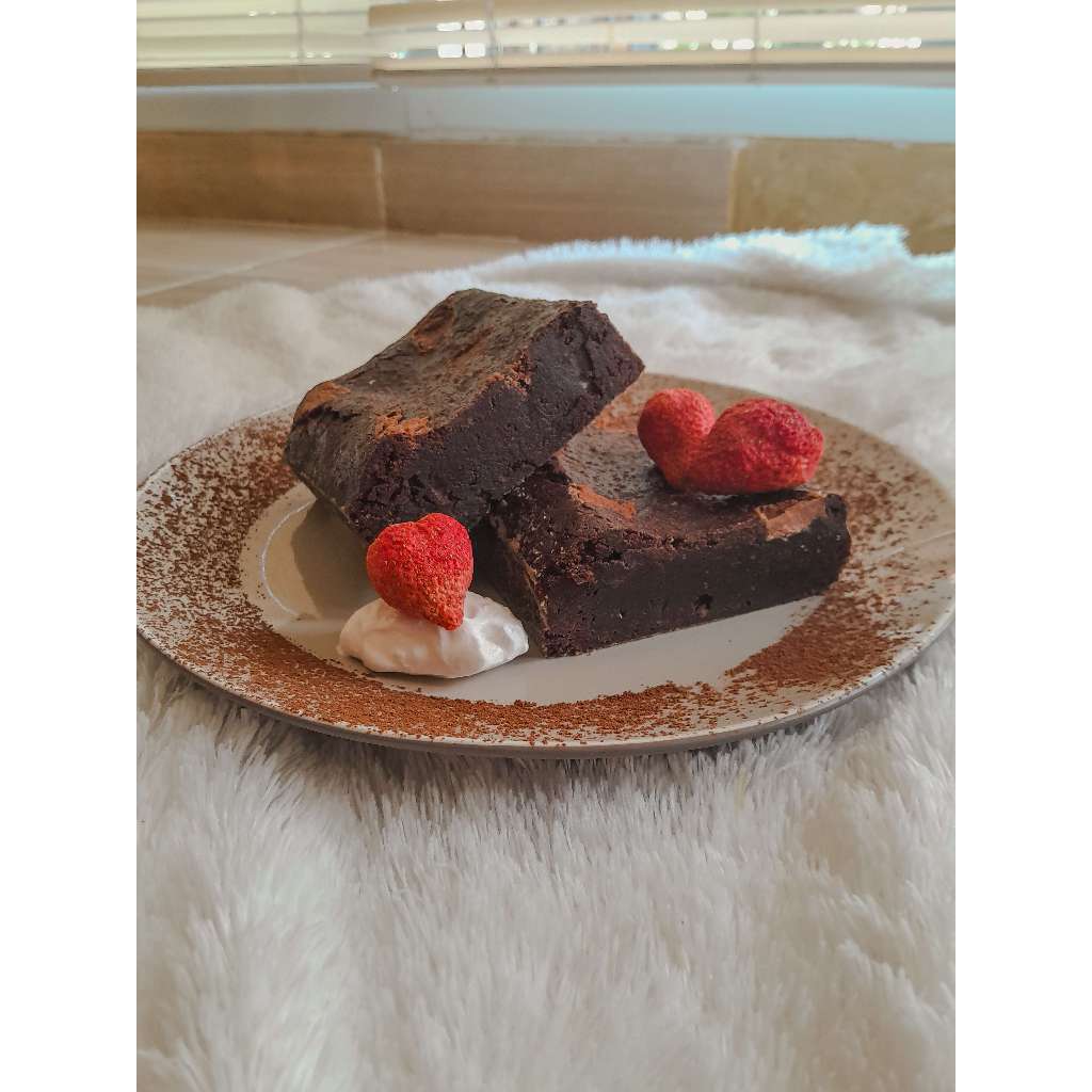 

Dark Chocolat Brownies - Fudgy Brownies Dark Chocolate Premium 100% Butter