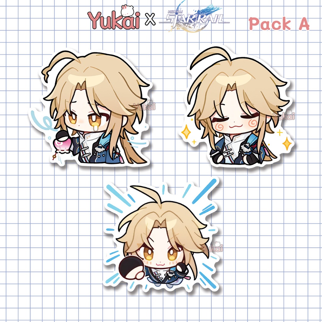 

Stiker Pack Yanqing Honkai Star Rail (HSR) Premium, Sticker Anime Waterproof