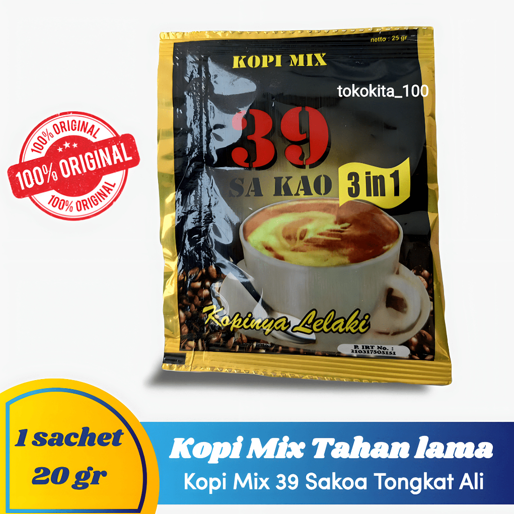 

Komi Mix 39 Sakao Tongkat Ali Original 1 Sachet
