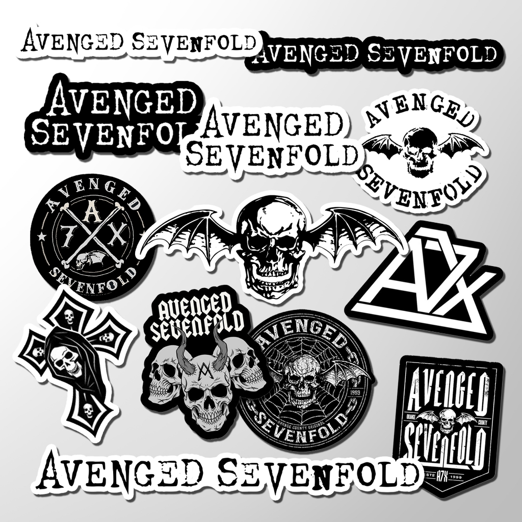 

STIKER BAND ROCK A7X SEVENFOLD CAS | TAHAN AIR ANTI LUNTUR GARANSI DANA KEMBALI | stiker aesthetic