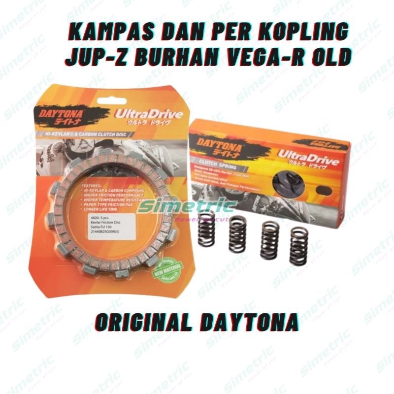 Kampas Kopling Daytona Jupiter Z Burhan Vega R Original Daytona paket Per Kopling Jupiter Z Burhan V