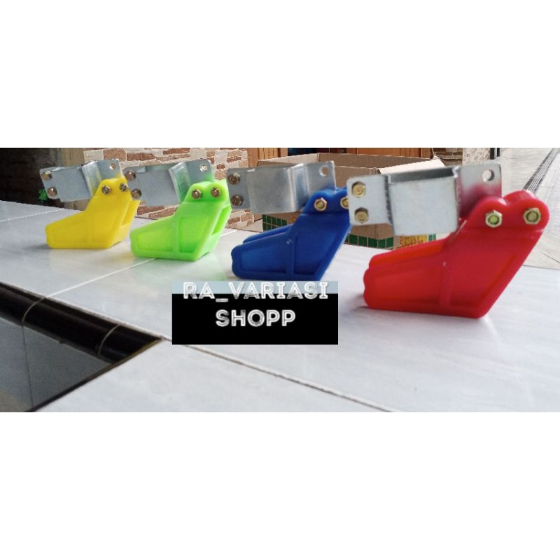 Tensioner trail klx breket besi croom universal/ stabiliser rantai trail klx polos/ Tensioner Rantai