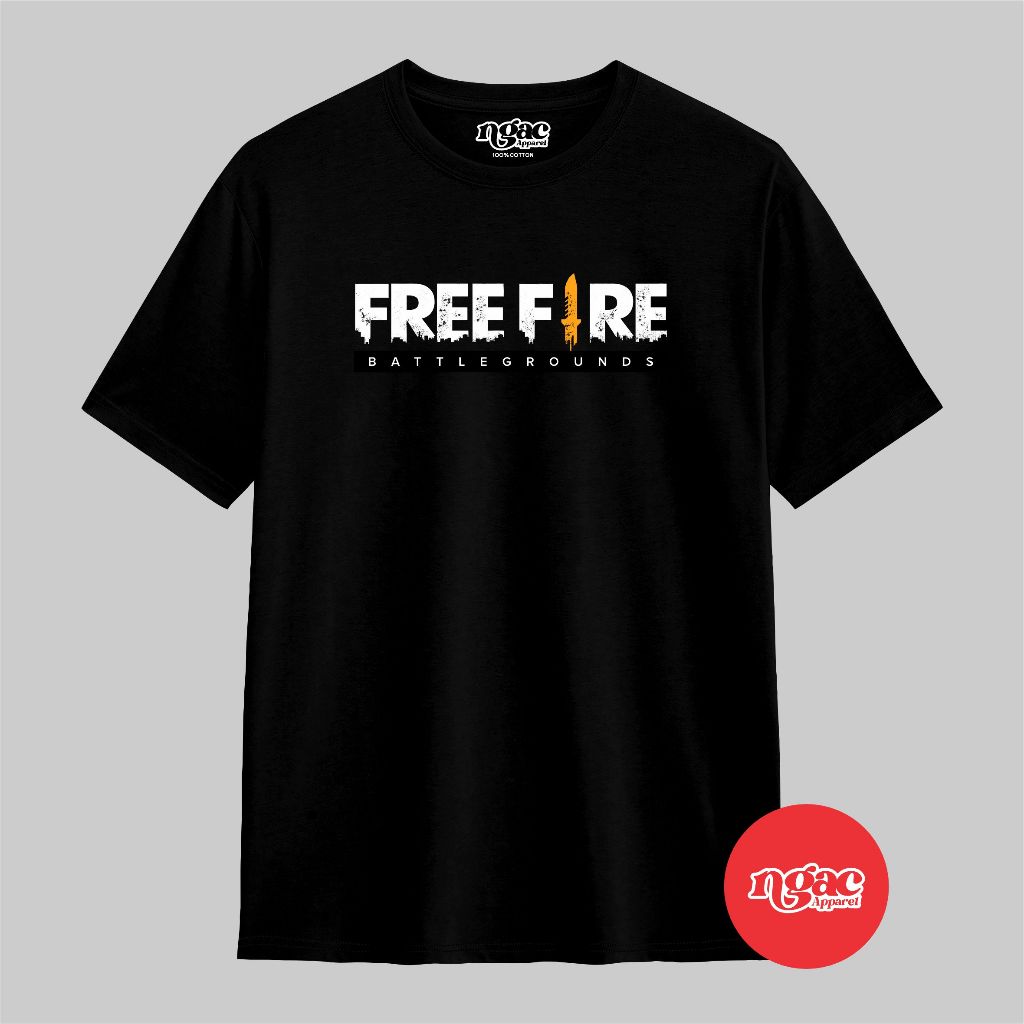 Kaos Logo Free Fire Baju Distro