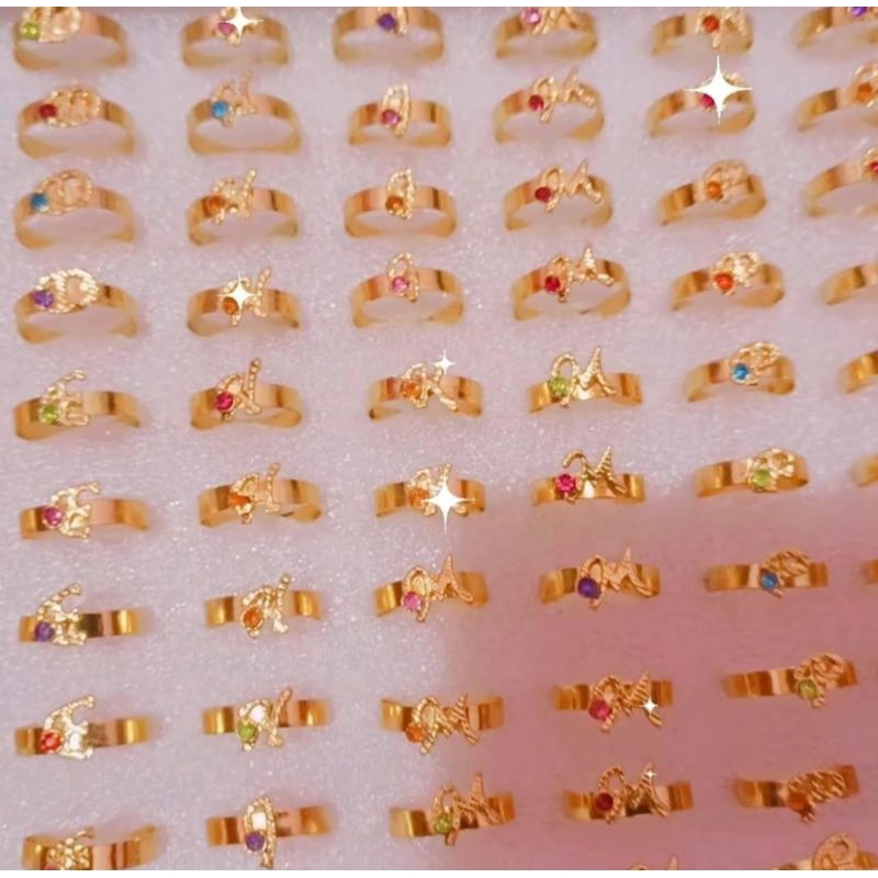 Cincin huruf anak ( besi plat )