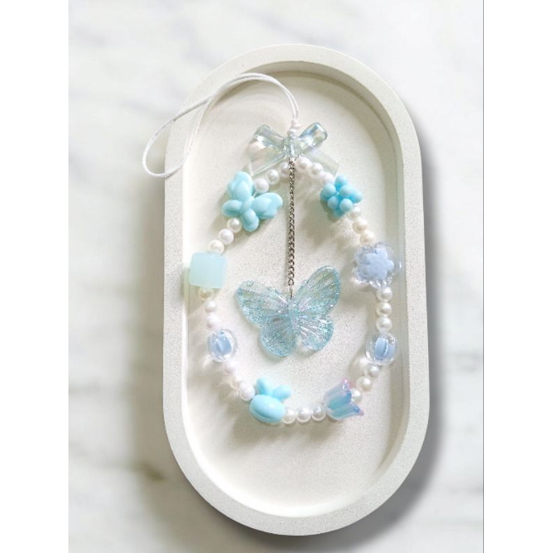Strap Phone Charm Kupu / Bunga