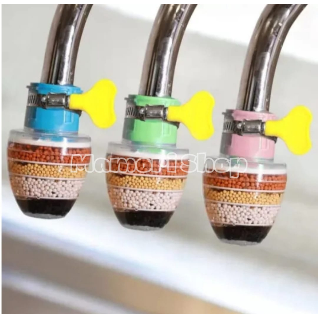 [Mamori Shop] Filter Sambungan Kran Air Filter 4 Batu /Saringan Kran Air Dengan Penyaring 4 Batu Sus