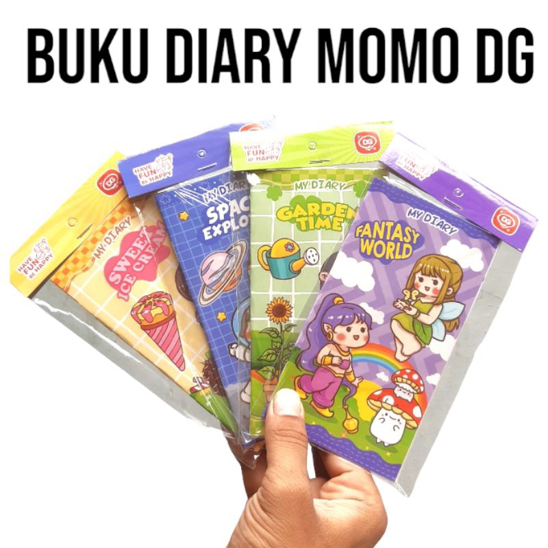 

BUKU DIARY MOMO DG / MY BOOK DIARY MOTIF MOMO / SET BUKU DIARY