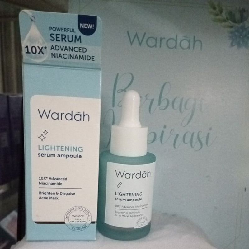 wardah lightening serum ampoule ( kemasan Baru )