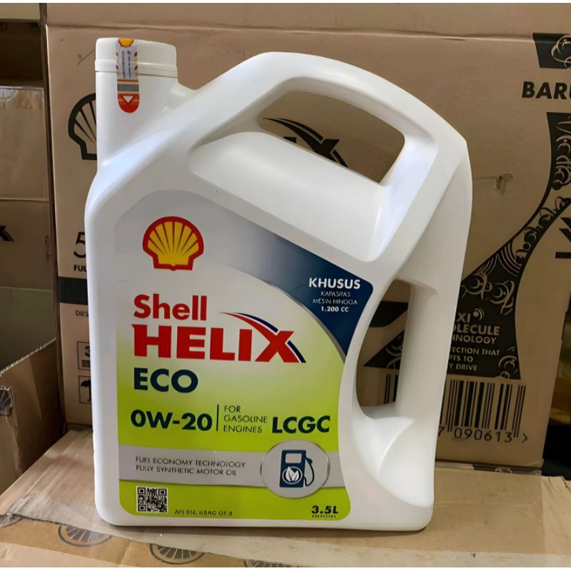 Oli Shell Helix ECO 0W-20 3.5 Liter 100% ORIGINAL