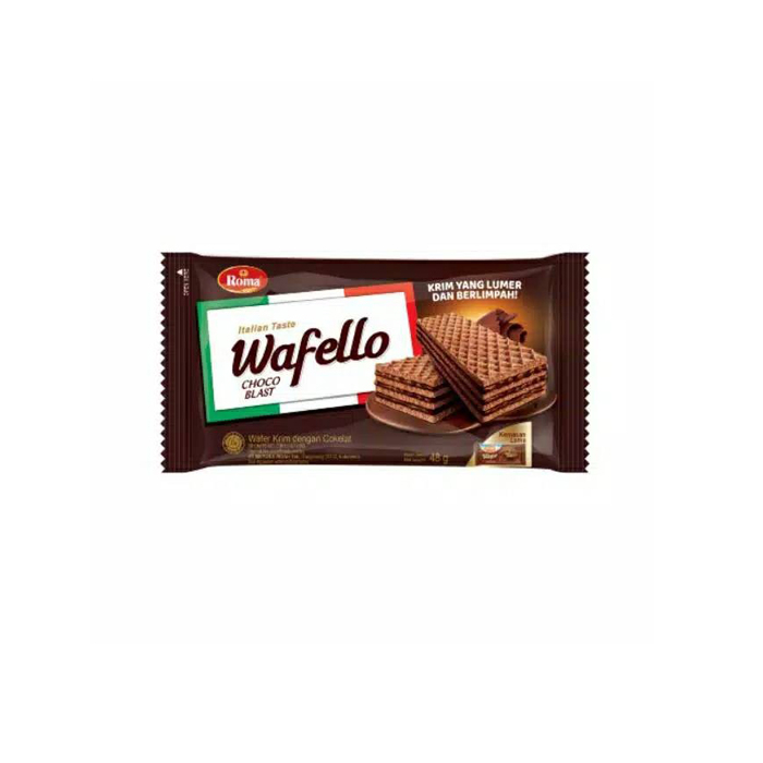 

Wafello Wafer Italia Coklat Premium 48gr