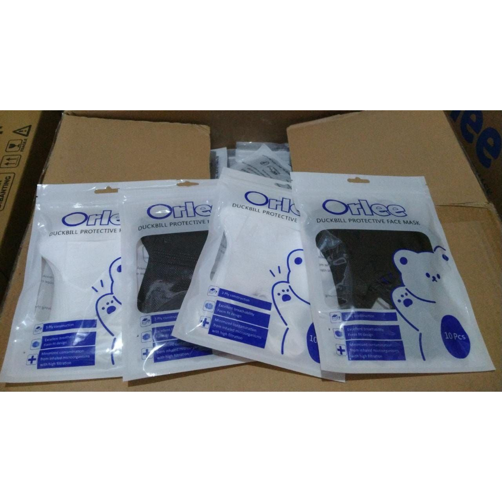 ORLEE MASKER DUCKBILL ISI 10 / ORLEE MASKER DUCKBILL KEMASAN PLASTIK
