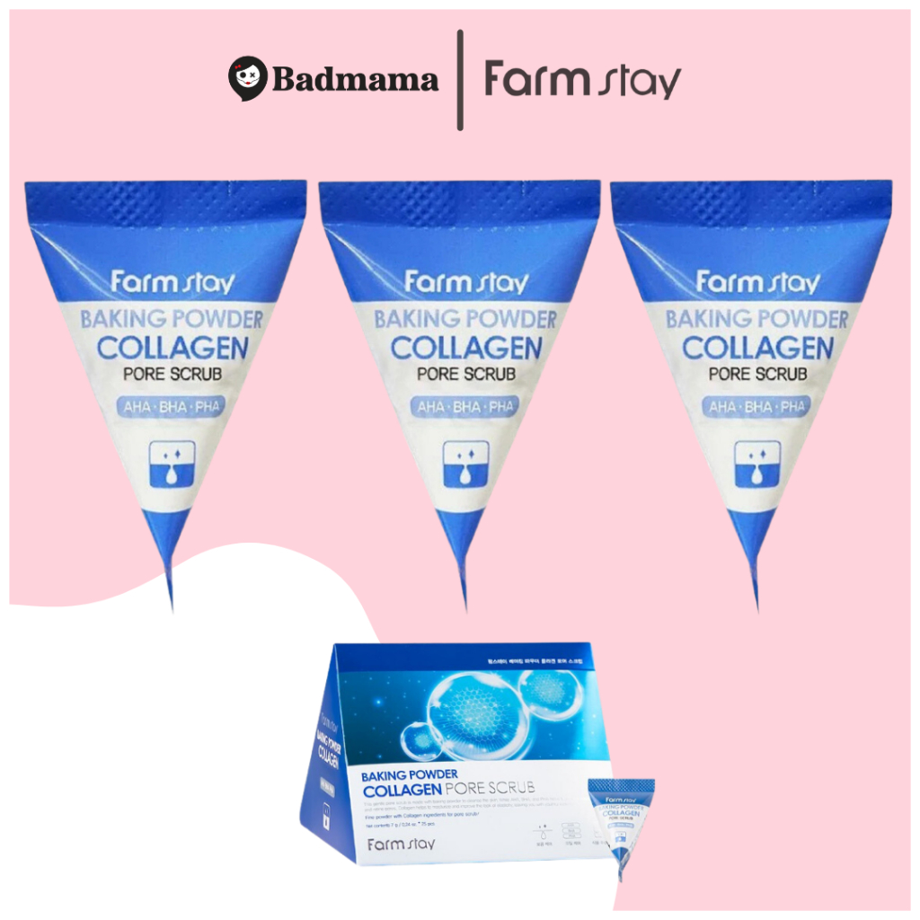 Farm Stay Baking Powder Collagen Pore Scrub