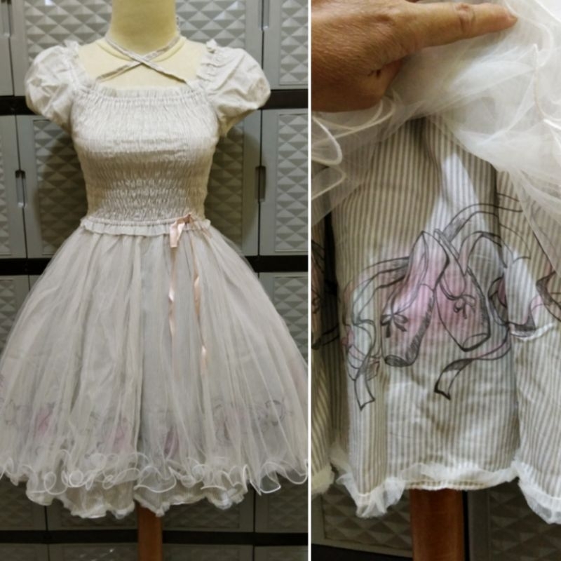 Dress Kawaii Secret Honey Ballerina Point Shoes Pattern