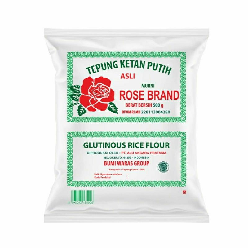 

tepung beras dan ketan rose brand 500 gram