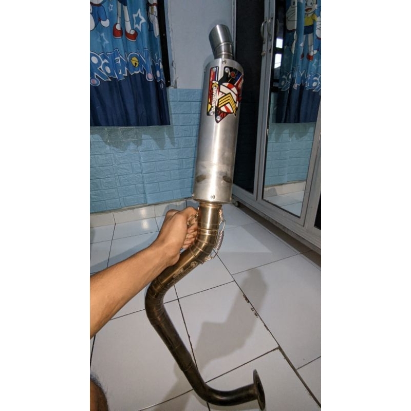knalpot kawahara original beat karbu