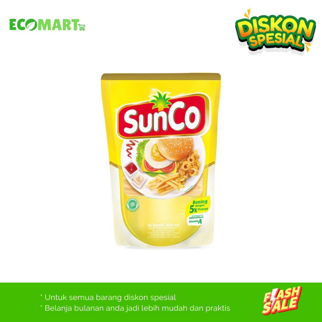 

MINYAK SUNCO 2L PROMO SPESIAL LIVE BISA 5X PENGORENGAN