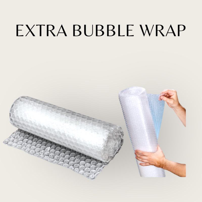 

EXTRA PACKING BUBLE WRAP BIAR LEBIH AMAN