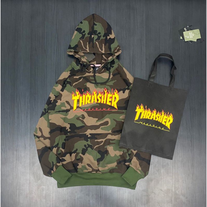 HOODIE THRASHER CAMO HIGH QUALITY HYPE FASHION PRIA