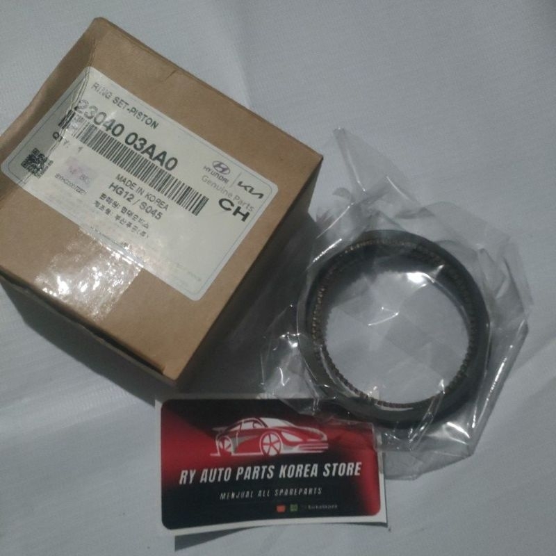 RING PISTON HYUNDAI GRAND AVEGA TIPE MESIN KAPPA