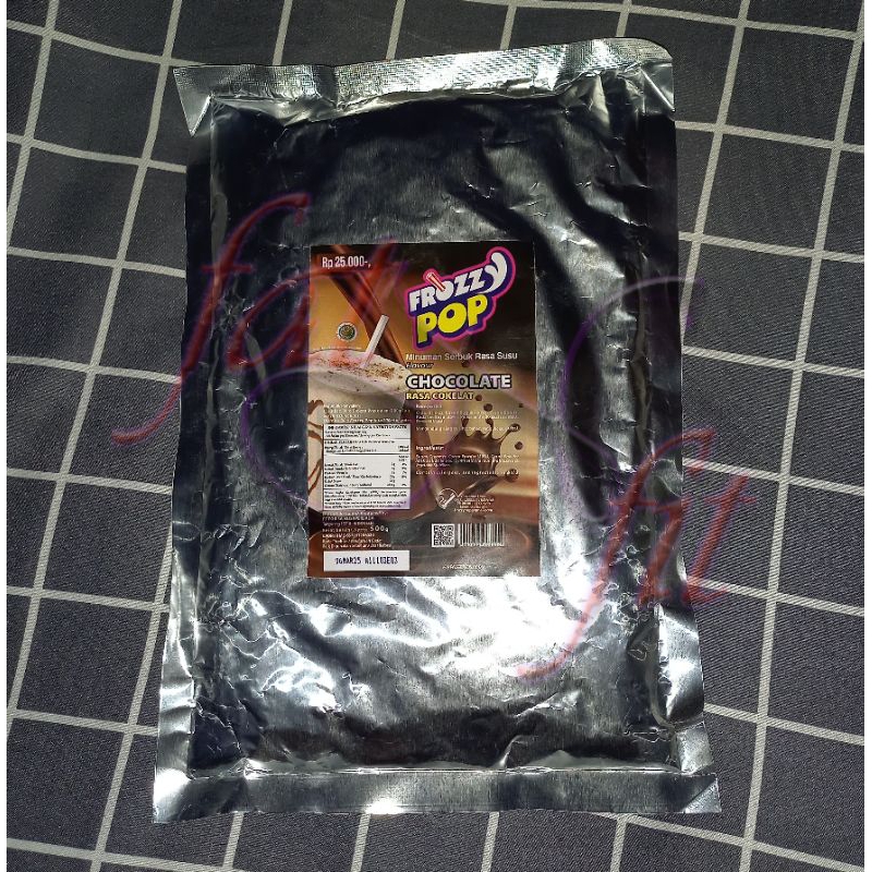

Frozzy Pop Minuman Seduh Bubuk/Serbuk Rasa Susu Cokelat 500gr