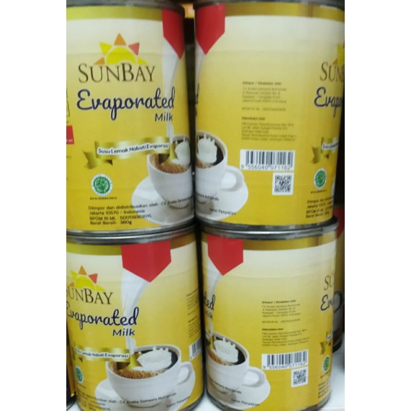 

susu kental manis sunbay evaporated milk