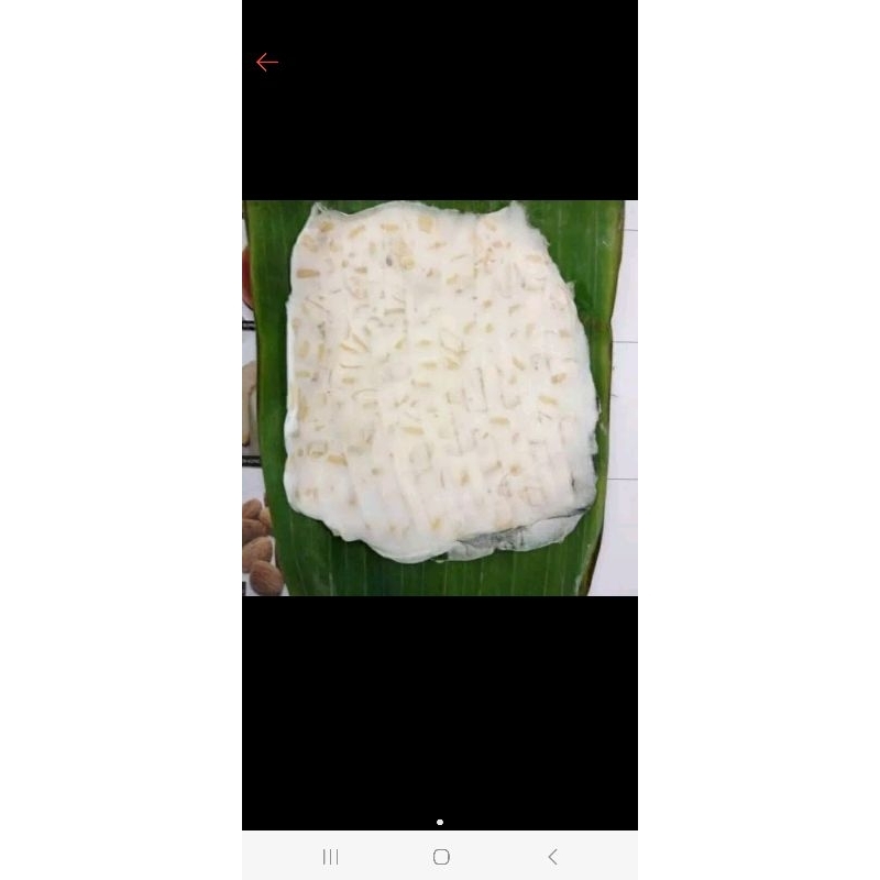 

Tempe mendoan mentah