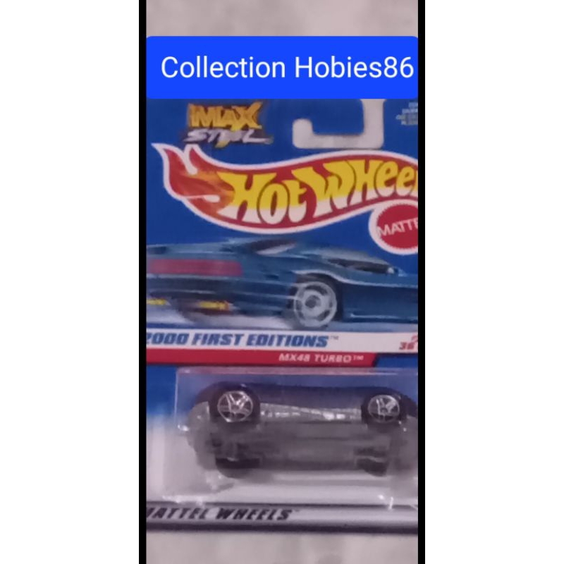 Hot Wheels MX48 Turbo Blue Card