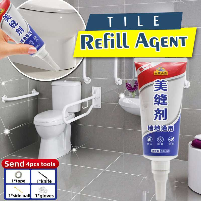 Lem Keramik Kamar Mandi Anti Bocor Serbaguna Lem Wastafel Cuci Piring Bak Bocor Multifungsi Tahan Pa