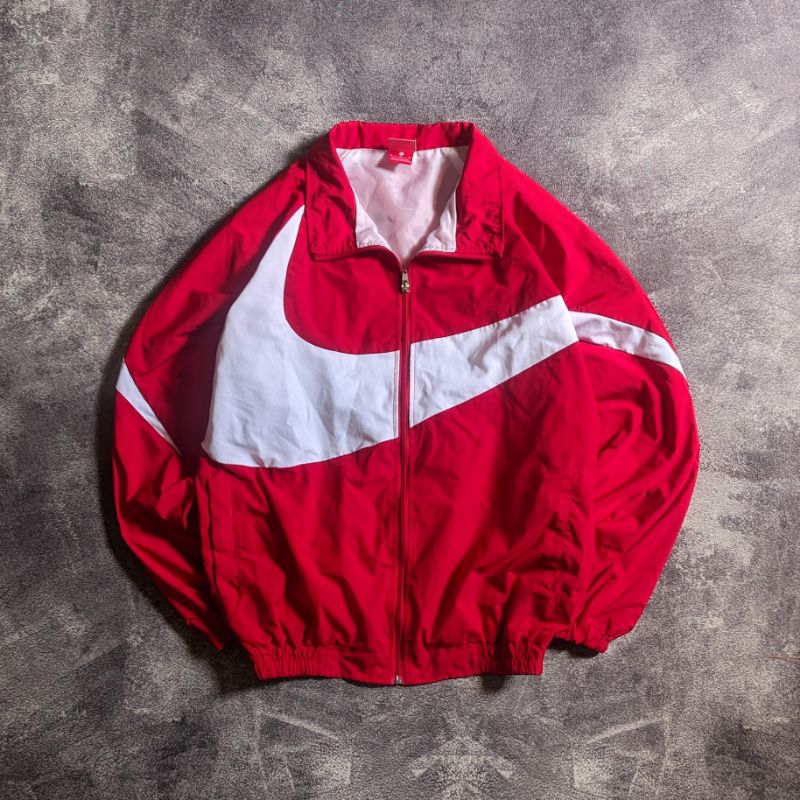 Windbreaker Jacket Nike Big Swoosh Nike Big Logo Second Original