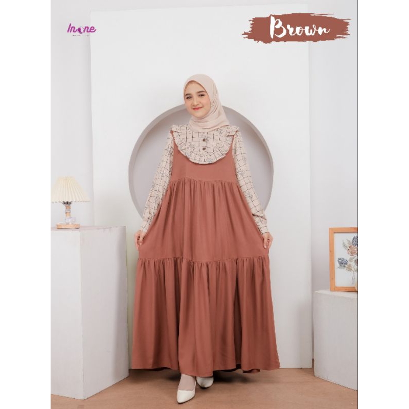 Inone Hijab Athaya Daily Dress Mix Motif