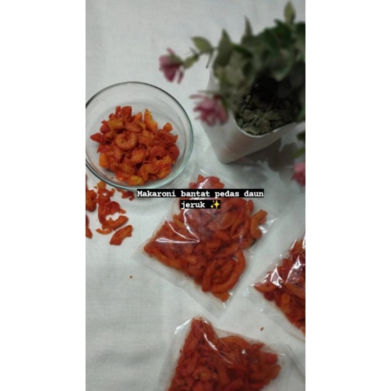 

makaroni bantat balado pedas extra daun jeruk