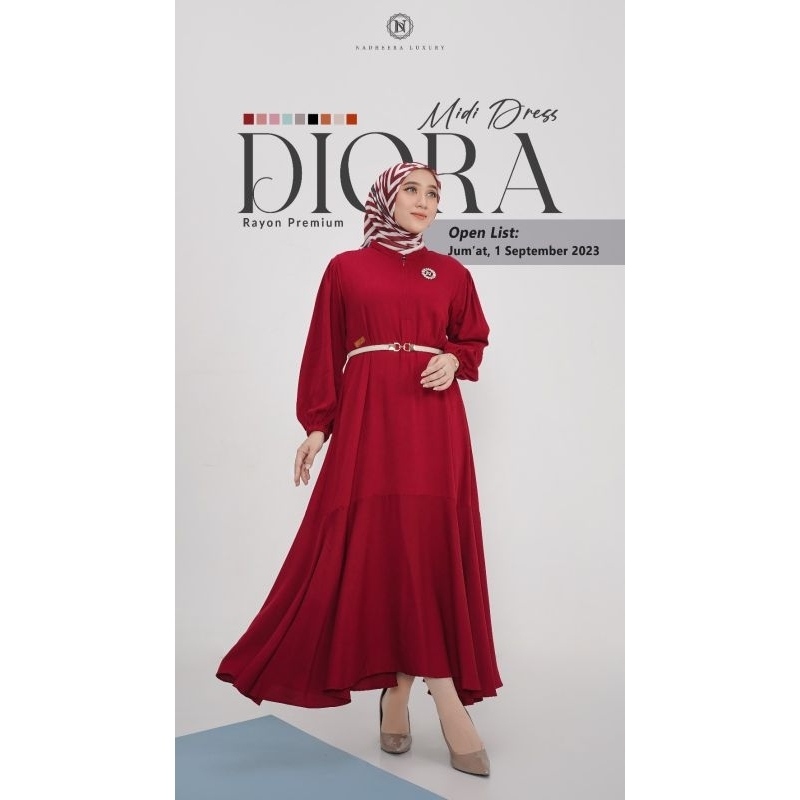 PROMO DIORA MIDI DRESS NADHEERA LUXURY
