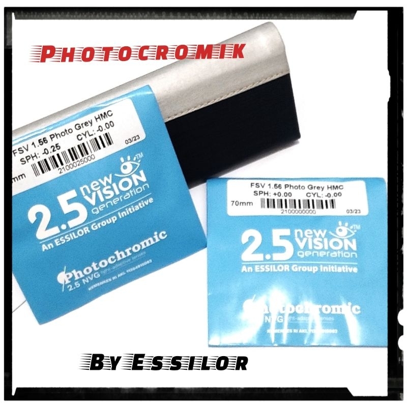 LENSA KACAMATA 2.5 NVG SINGLE VISION PHOTOCROMIK