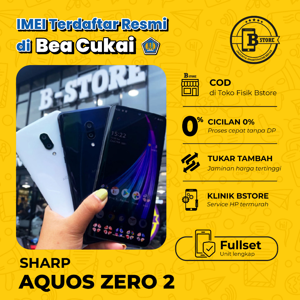 Sharp Aquos Zero 2 AU - BATANGAN - RAM 8GB/256GB - WIFI ONLY