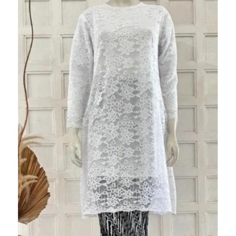 COD KEBAYA GAMIS BRUKAT MODERN SIZE JUMBO/ atasan saja