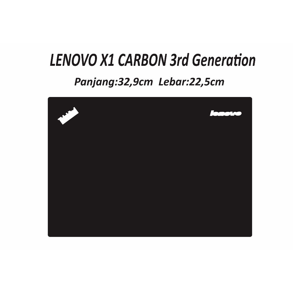 Garskin laptop lenovo Thinkpad X1 Carbon (3th Generation)