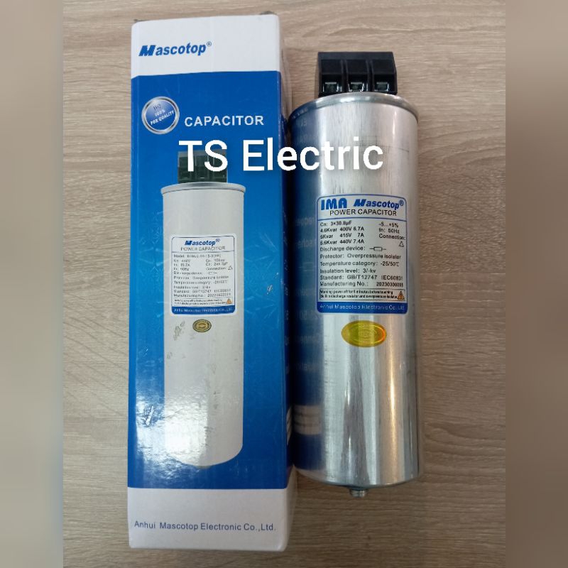 Kapasitor 10Kvar Capacitor Bank 10Kvar 415V 13.9A IMA Mascotop