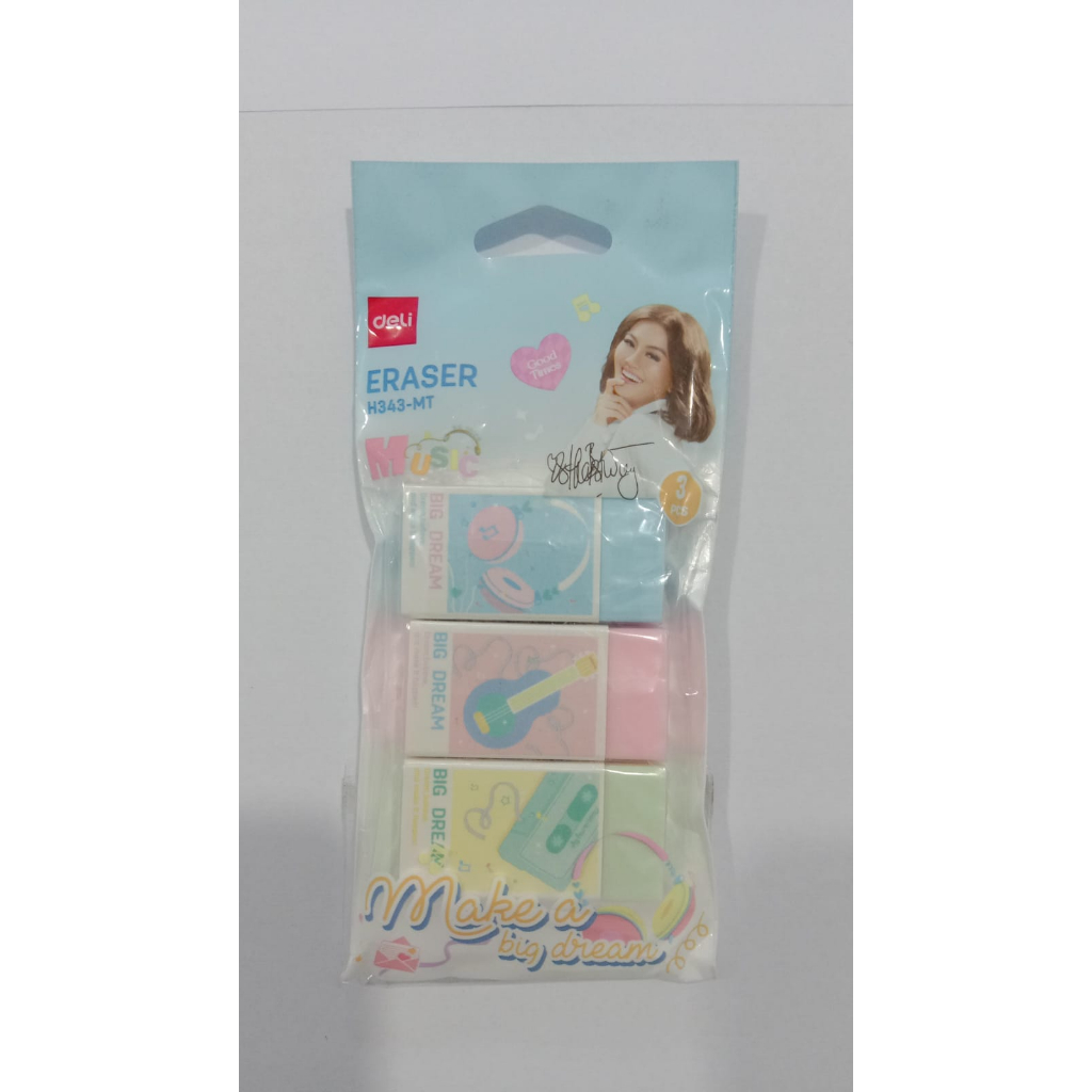 

Penghapus Deli H343 isi 3 Penghapus Pensil
