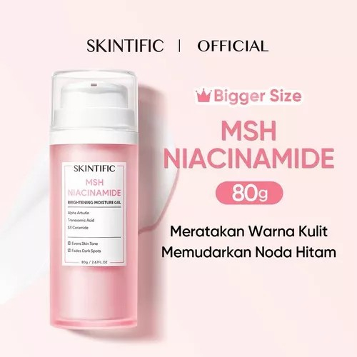 Skintific MSH Niacinamide Brightening Moisture Gel Moisturizer 80g