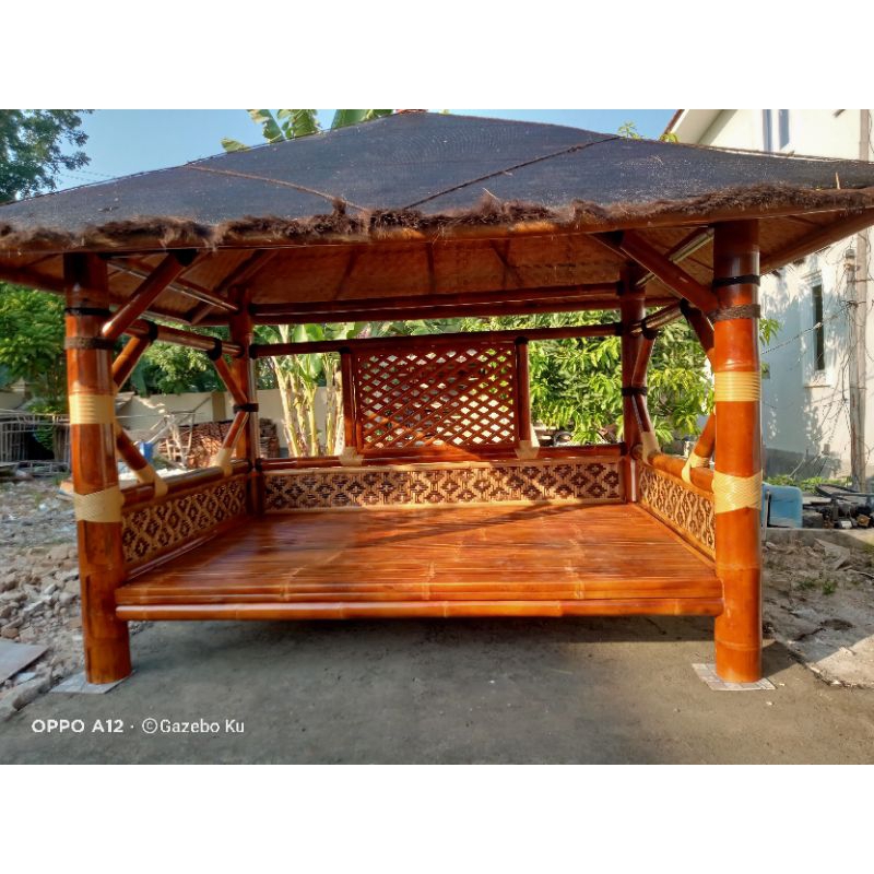 gazebo bambu ukuran 2x3