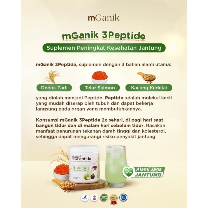 MGANIK 3PEPTIDE/OBAT JANTUNG/ MGANIK/ 3PEPTIDE