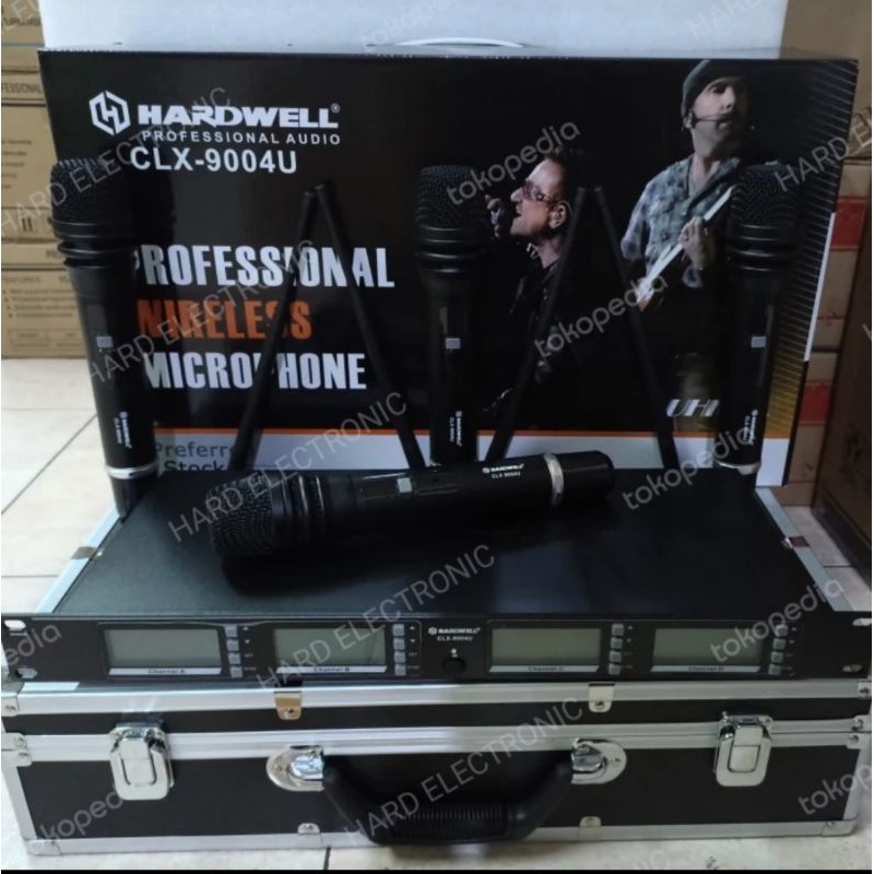 MIC WIRELESS HARDWELL CLX 9004U / CLX-9004U / CLX9004U MULTI CHANNEL ORIGINAL